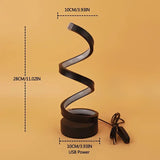 Torsion - Lámpara de cama y oficina — vista lateral